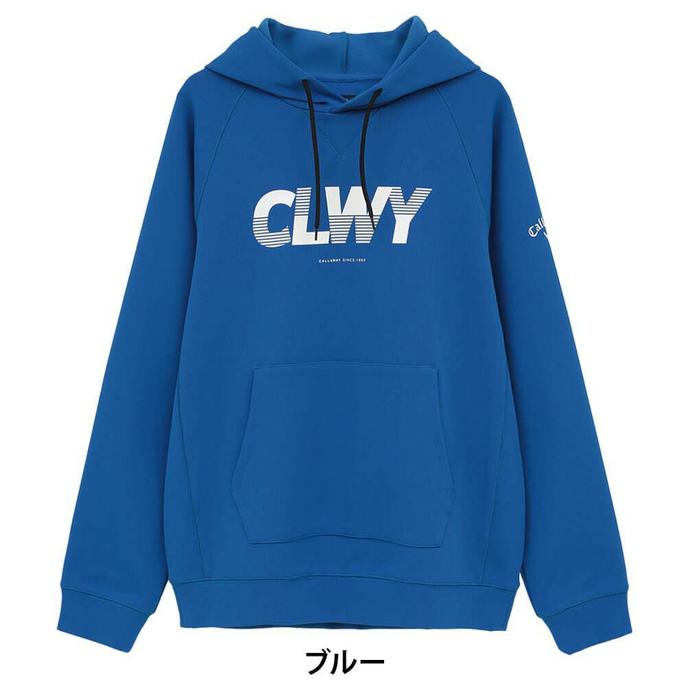 キャロウェイ Callaway　メンズ 長袖 プルオーバー スウェット パーカー C25217105　2025年モデル ブルー