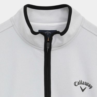 キャロウェイ Callaway　メンズ 裏起毛 長袖 ハーフジップ モックネック シャツ C25233109　2025年モデル 詳細6