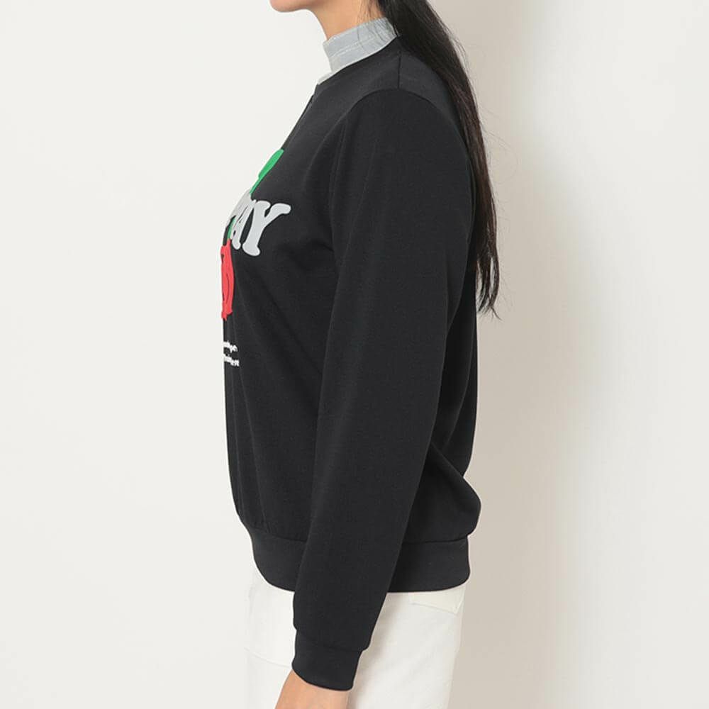 キャロウェイ Callaway　レディース ダブルニット 長袖 クルーネック スウェット C25217205　2025年モデル 詳細4