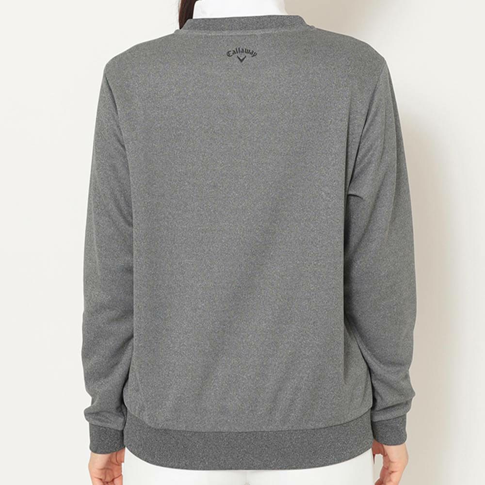 キャロウェイ Callaway　レディース ダブルニット 長袖 クルーネック スウェット C25217205　2025年モデル 詳細6