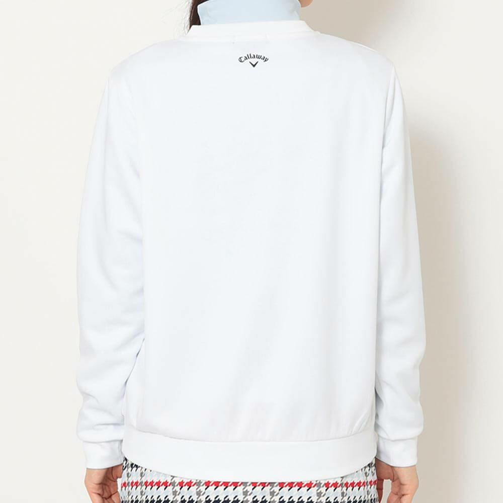 キャロウェイ Callaway　レディース ダブルニット 長袖 クルーネック スウェット C25217205　2025年モデル 詳細12