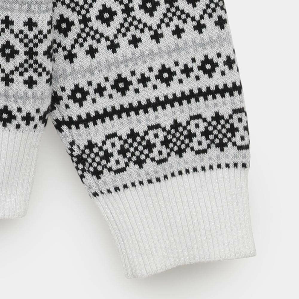 キャロウェイ Callaway　レディース ノルディック柄 長袖 クルーネック セーター C25218200　2025年モデル 詳細7