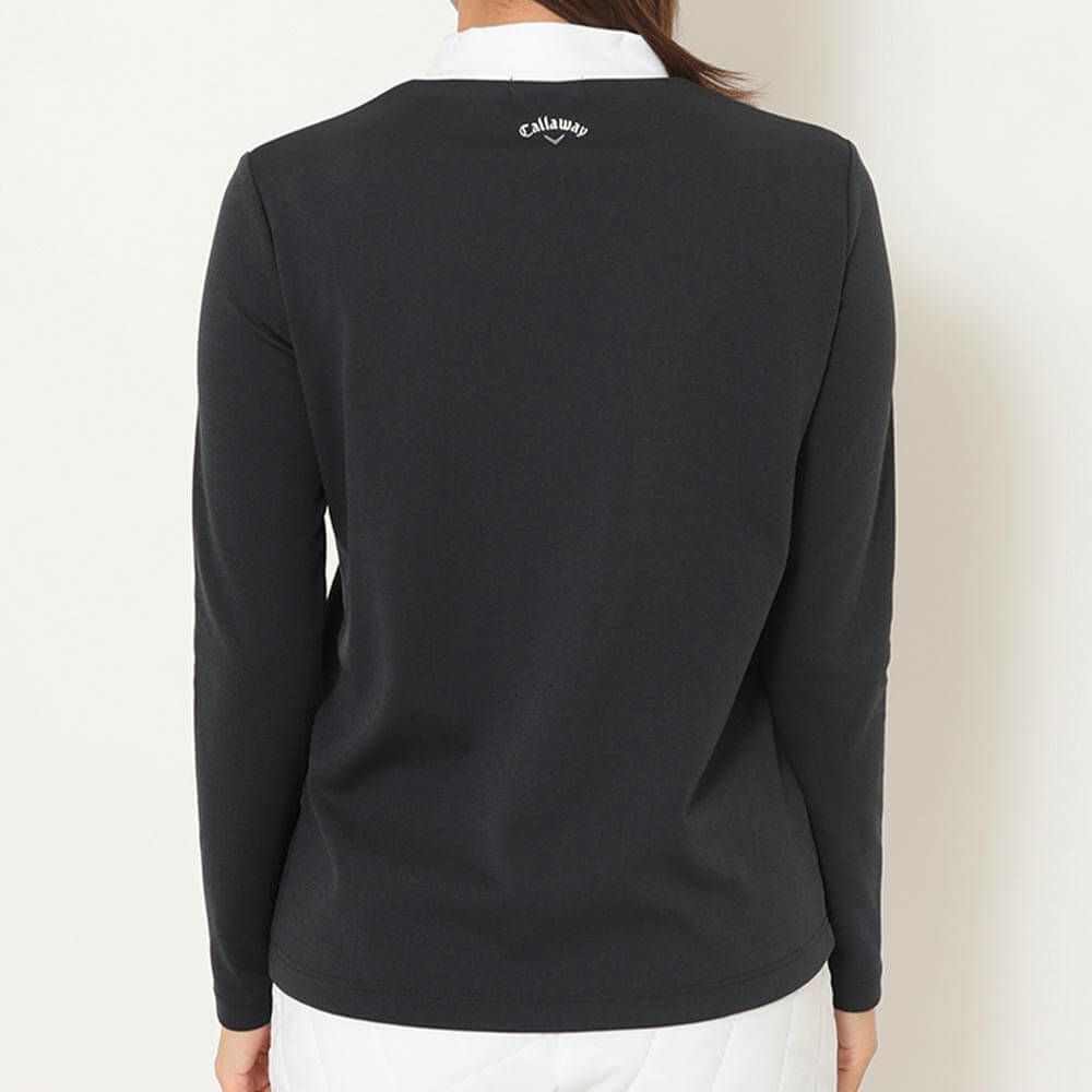 キャロウェイ Callaway　レディース フロントプリント 長袖 モックネック シャツ C25233203　2025年モデル 詳細3