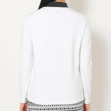 キャロウェイ Callaway　レディース フロントプリント 長袖 モックネック シャツ C25233203　2025年モデル 詳細5