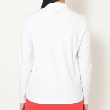 キャロウェイ Callaway　レディース フロントプリント 長袖 モックネック シャツ C25233203　2025年モデル 詳細7