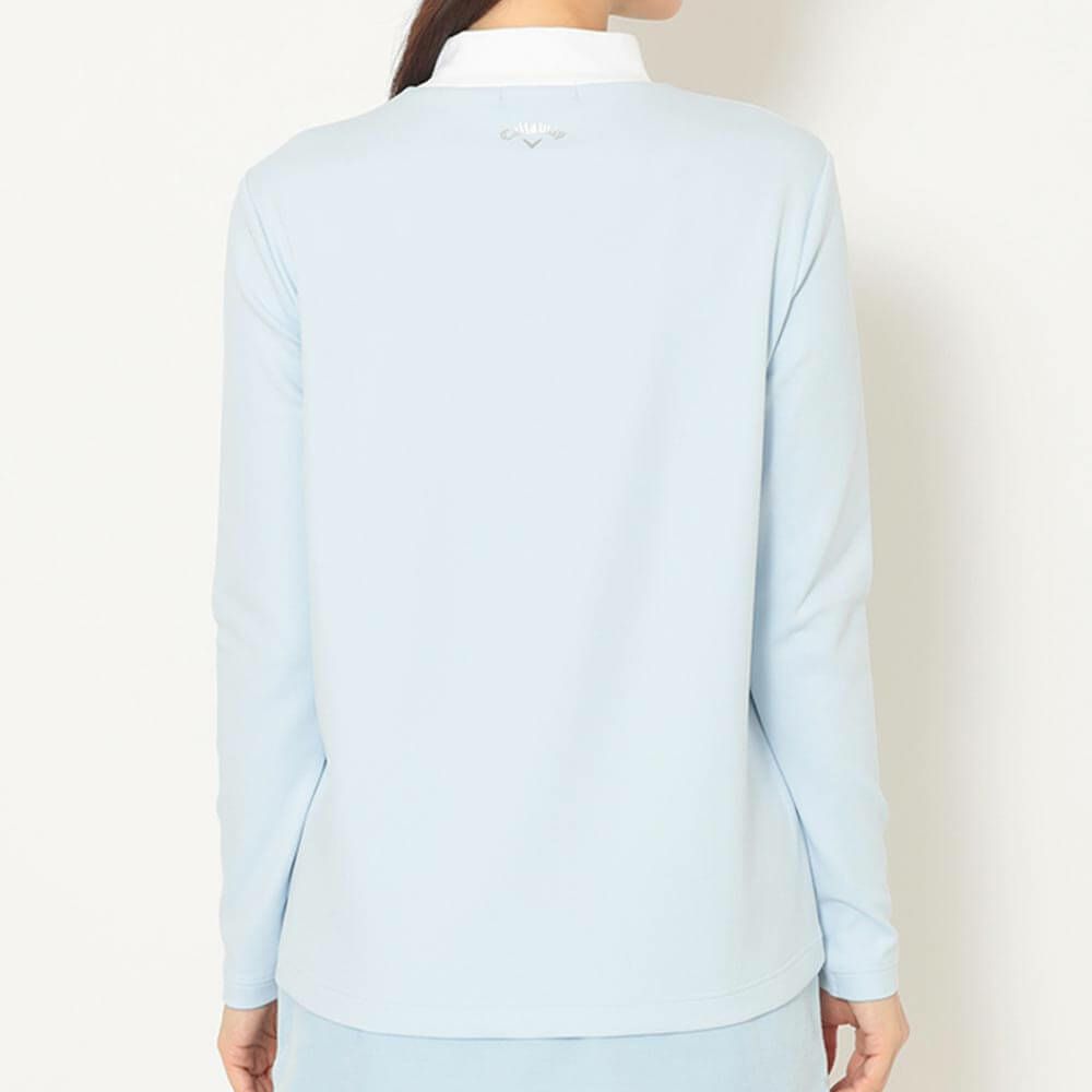 キャロウェイ Callaway　レディース フロントプリント 長袖 モックネック シャツ C25233203　2025年モデル 詳細9