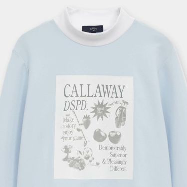 キャロウェイ Callaway　レディース フロントプリント 長袖 モックネック シャツ C25233203　2025年モデル 詳細10