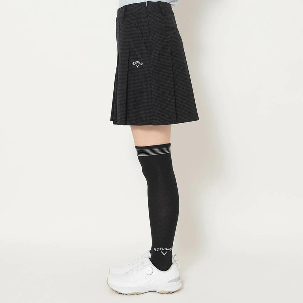 キャロウェイ Callaway　レディース 8WAYストレッチ 千鳥柄 プリーツ スカート C25228207　2025年モデル 詳細4