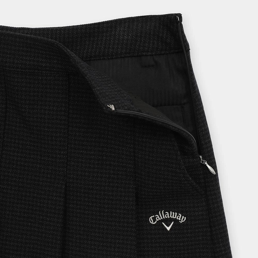 キャロウェイ Callaway　レディース 8WAYストレッチ 千鳥柄 プリーツ スカート C25228207　2025年モデル 詳細6
