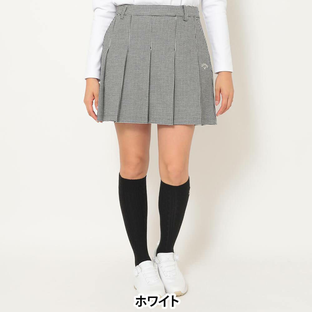 キャロウェイ Callaway　レディース 8WAYストレッチ 千鳥柄 プリーツ スカート C25228207　2025年モデル 詳細8