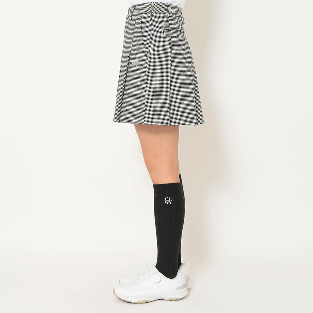 キャロウェイ Callaway　レディース 8WAYストレッチ 千鳥柄 プリーツ スカート C25228207　2025年モデル 詳細10