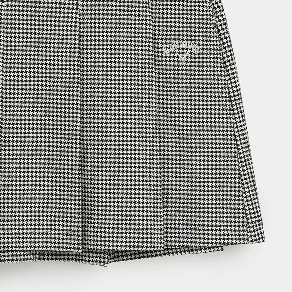 キャロウェイ Callaway　レディース 8WAYストレッチ 千鳥柄 プリーツ スカート C25228207　2025年モデル 詳細11