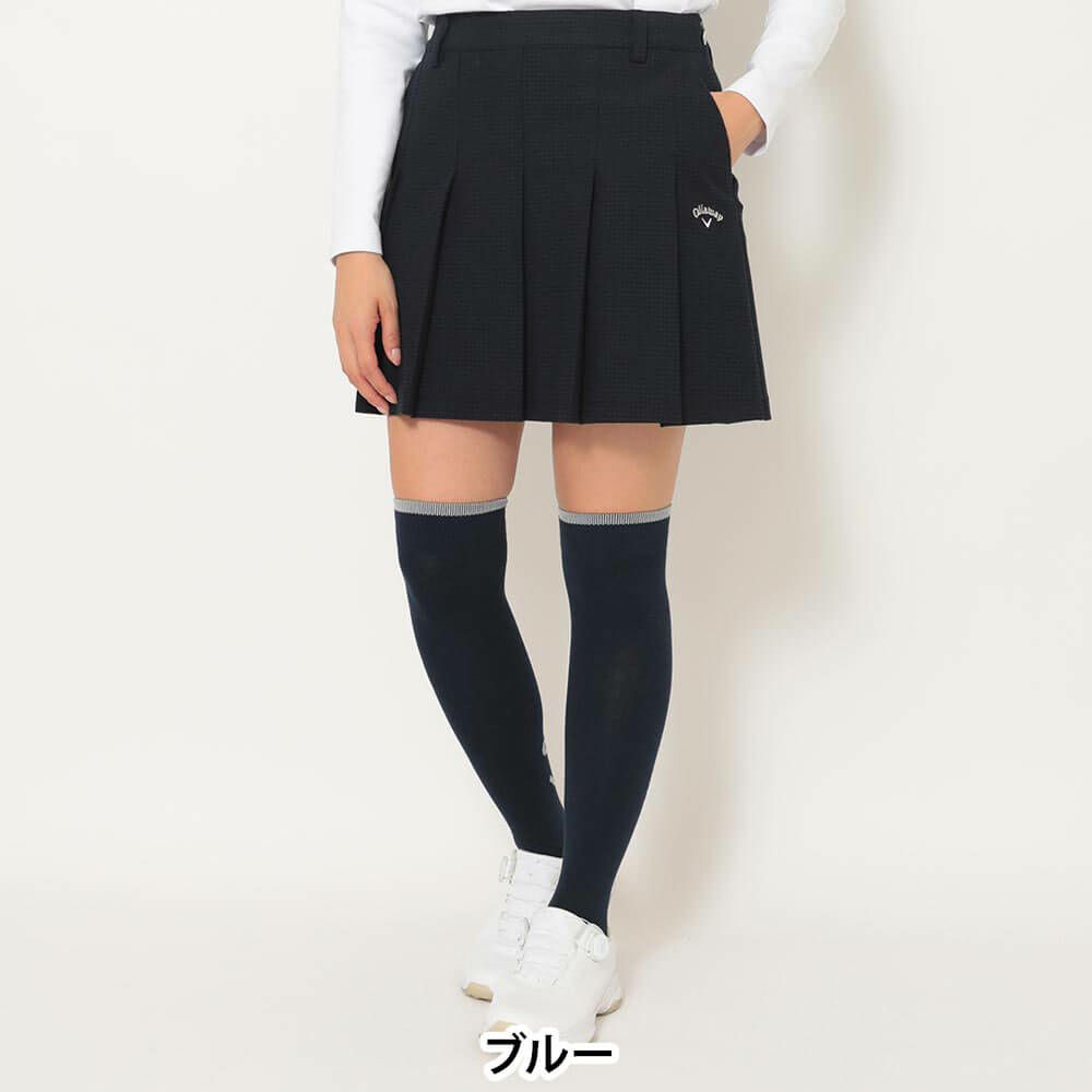 キャロウェイ Callaway　レディース 8WAYストレッチ 千鳥柄 プリーツ スカート C25228207　2025年モデル 詳細12