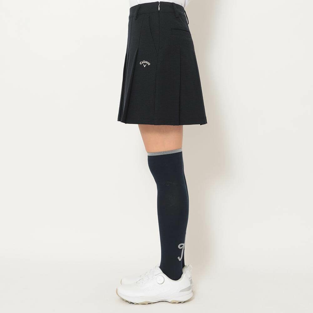 キャロウェイ Callaway　レディース 8WAYストレッチ 千鳥柄 プリーツ スカート C25228207　2025年モデル 詳細14