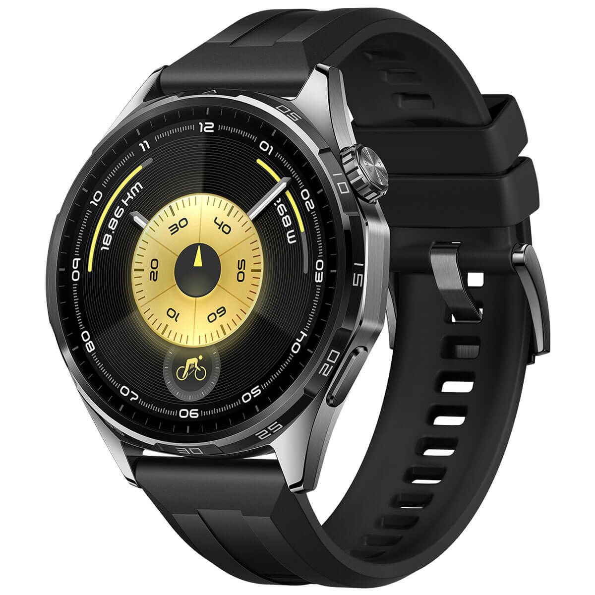 HUAWEI ファーウェイ　GT6 46mm ブラック フルオロエラストマーベルト　ATM-B19-BK詳細1