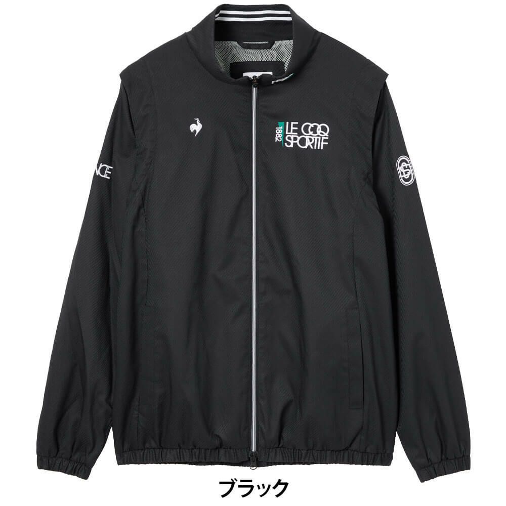 ルコック Le coq sportif　メンズ 2WAY ブルゾン LG5FWB00M　2025年モデル ブラック