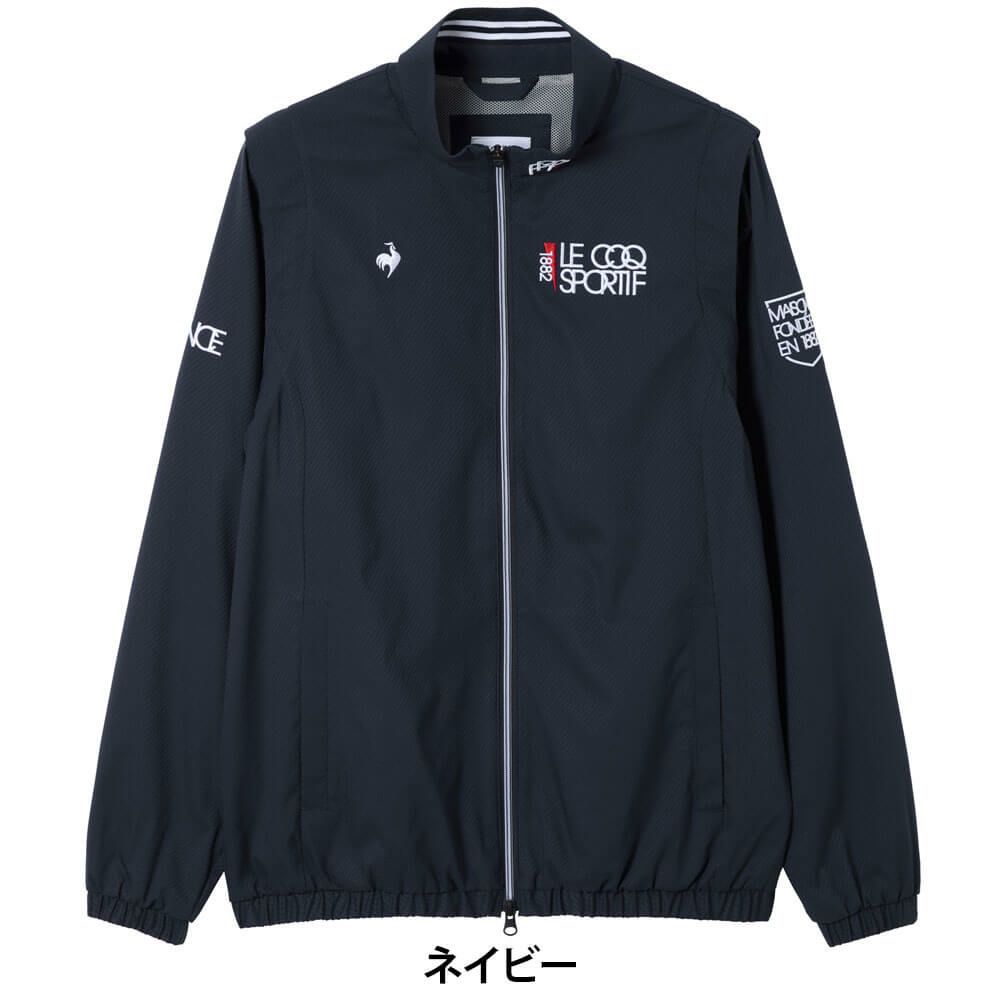 ルコック Le coq sportif　メンズ 2WAY ブルゾン LG5FWB00M　2025年モデル ネイビー