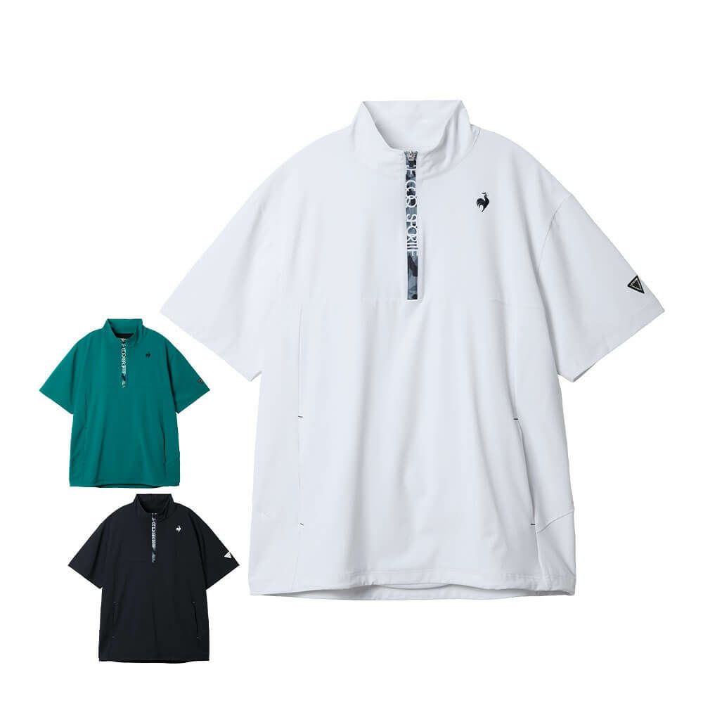 ルコック Le coq sportif　メンズ 半袖 ウインド ブルゾン LG5FWB80M　2025年モデル 詳細1