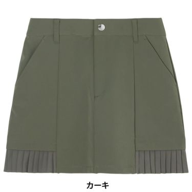 ルコック Le coq sportif　レディース 裾プリーツ スカート LG5FSK00L　2025年モデル カーキ