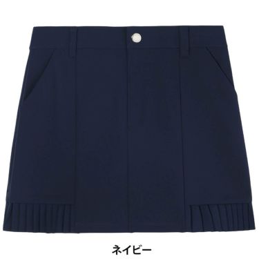 ルコック Le coq sportif　レディース 裾プリーツ スカート LG5FSK00L　2025年モデル ネイビー
