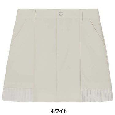 ルコック Le coq sportif　レディース 裾プリーツ スカート LG5FSK00L　2025年モデル ホワイト