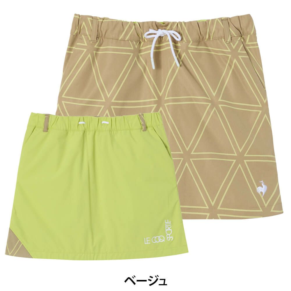 ルコック Le coq sportif　レディース リバーシブル スカート LG5FSK03L　2025年モデル ベージュ