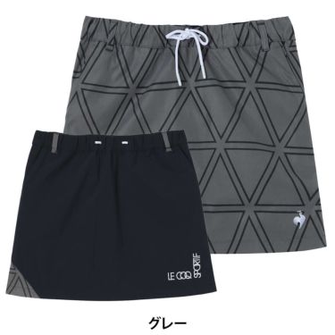 ルコック Le coq sportif　レディース リバーシブル スカート LG5FSK03L　2025年モデル グレー