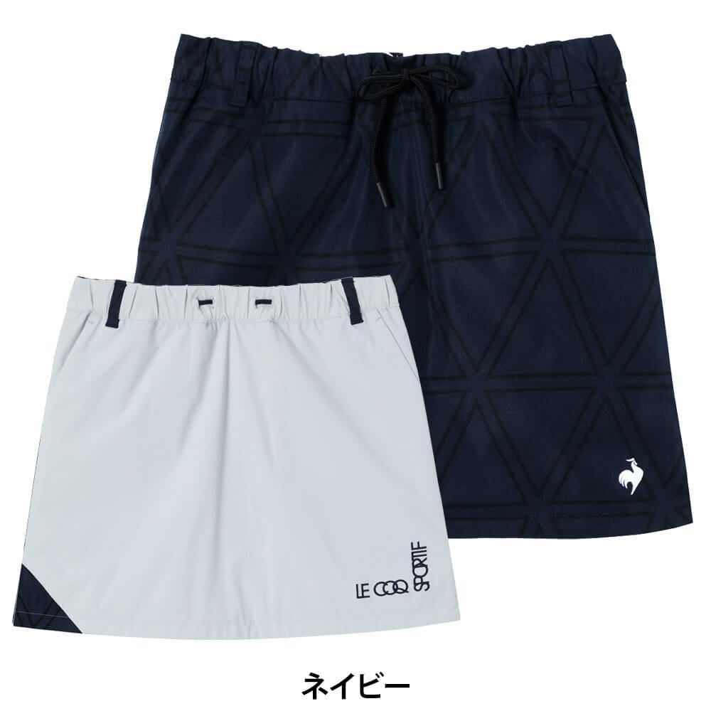 ルコック Le coq sportif　レディース リバーシブル スカート LG5FSK03L　2025年モデル ネイビー