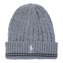 RLX GOLF Polo　メンズ ケーブルニット ビーニー RMF2502 GY グレー