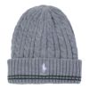 RLX GOLF Polo　メンズ ケーブルニット ビーニー RMF2502 GY グレー グレー