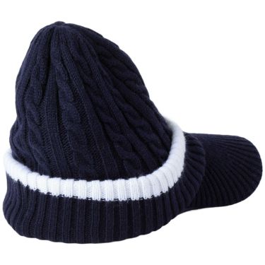 RLX GOLF Polo　レディース ケーブルニット つば付き キャップ RWF2501 NV ネイビー 詳細1