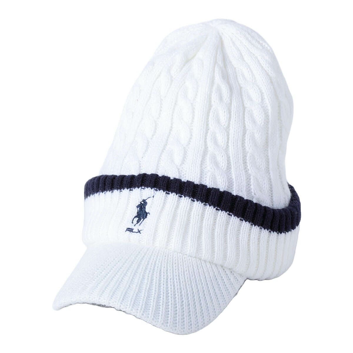 ラルフ ローレン RLX GOLF Polo レディース ケーブルニット つば付き