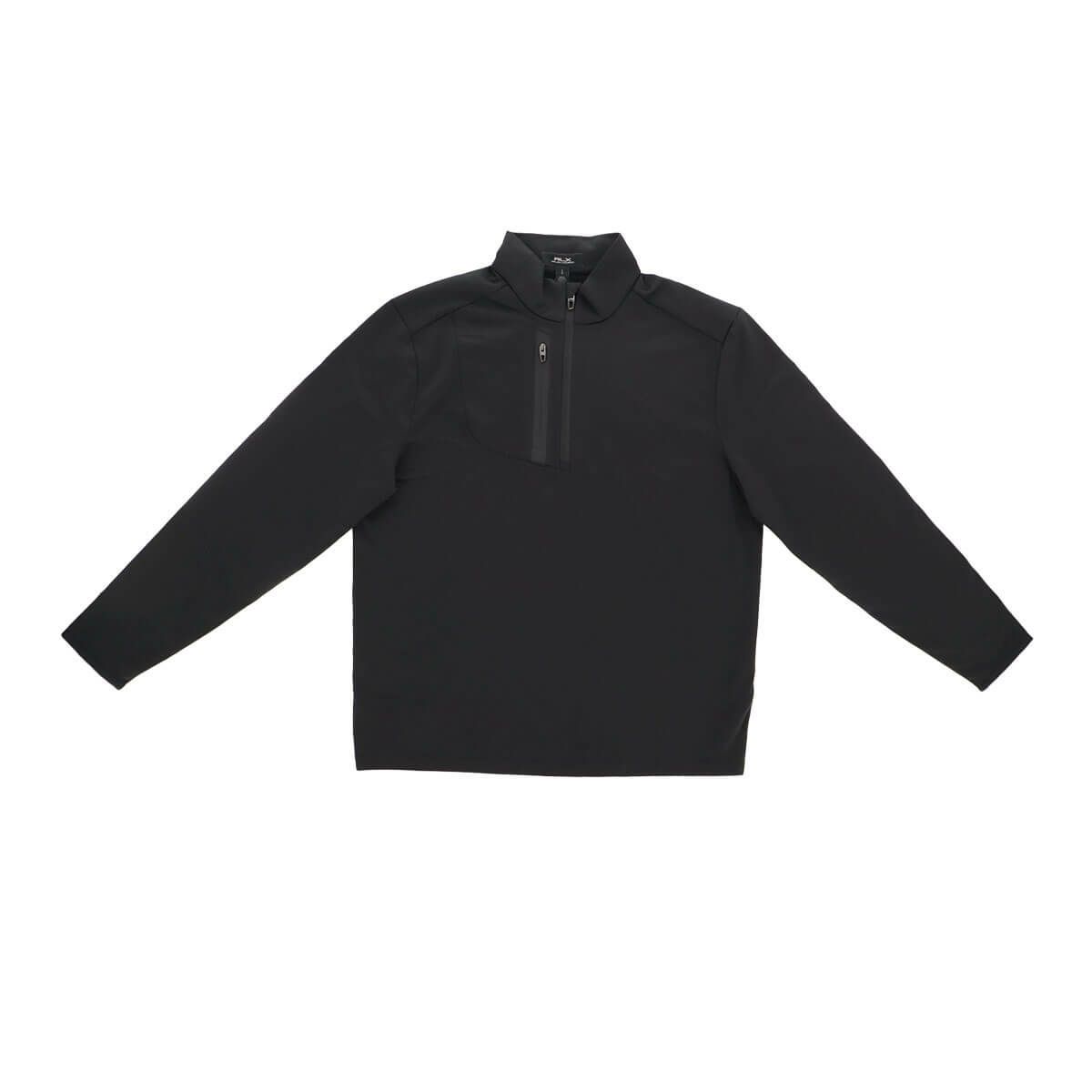 RLX GOLF　クラシック フィット ストレッチ ジャージー 長袖 プルオーバー　2025年モデル ブラック