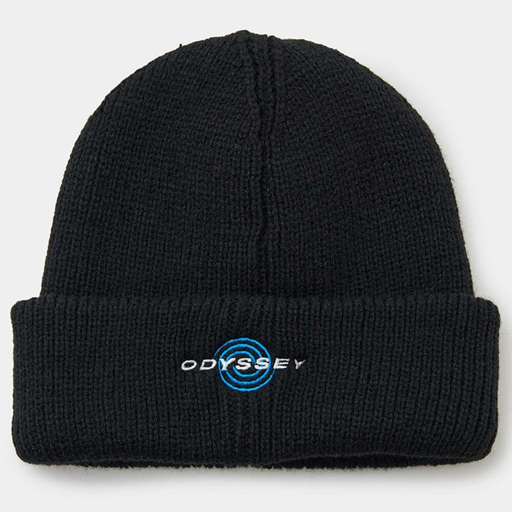 キャロウェイ Callaway　メンズ ロゴワッペン ビーニー C25291120 1010 ブラック　2025年モデル ブラック 詳細2