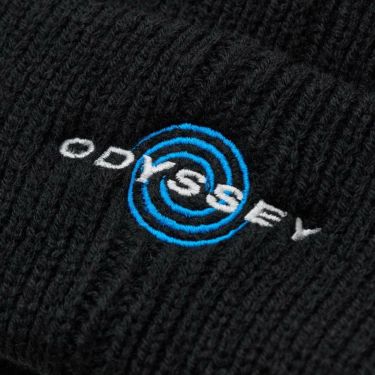 キャロウェイ Callaway　メンズ ロゴワッペン ビーニー C25291120 1010 ブラック　2025年モデル ブラック 詳細4