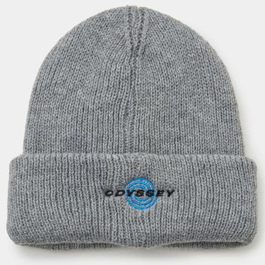 キャロウェイ Callaway　メンズ ロゴワッペン ビーニー C25291120 1021 グレー　2025年モデル グレー 詳細2