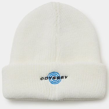 キャロウェイ Callaway　メンズ ロゴワッペン ビーニー C25291120 1030 ホワイト　2025年モデル ホワイト 詳細2