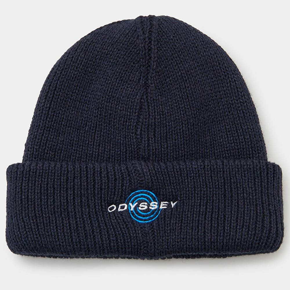 キャロウェイ Callaway　メンズ ロゴワッペン ビーニー C25291120 1120 ネイビー　2025年モデル ネイビー 詳細2