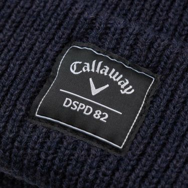 キャロウェイ Callaway　メンズ ロゴワッペン ビーニー C25291120 1120 ネイビー　2025年モデル ネイビー 詳細3