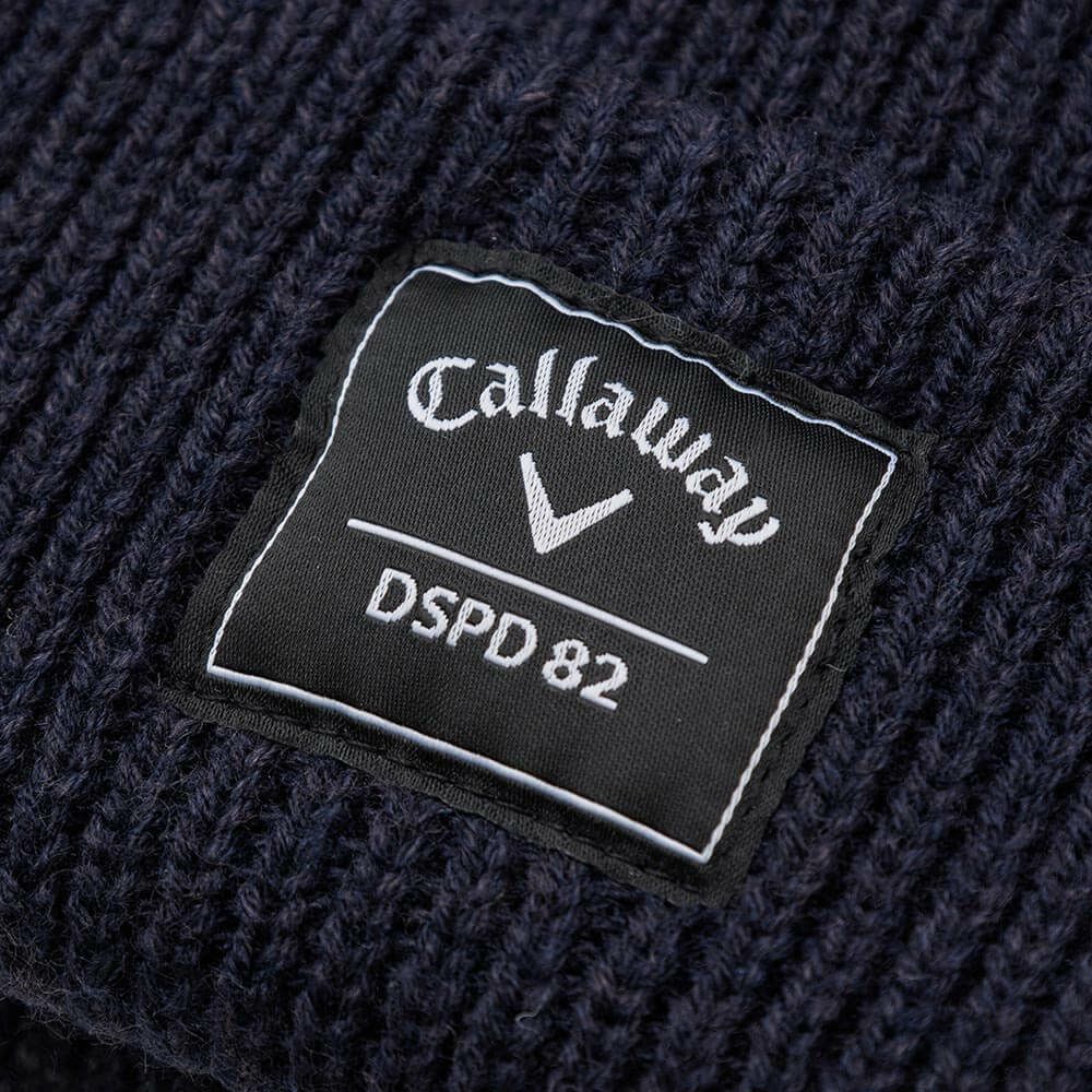 キャロウェイ Callaway　メンズ ロゴワッペン ビーニー C25291120 1120 ネイビー　2025年モデル ネイビー 詳細3