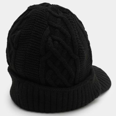 キャロウェイ Callaway　メンズ ツバ付き ニットキャップ C25291121 1010 ブラック　2025年モデル ブラック 詳細2