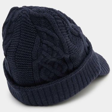 キャロウェイ Callaway　メンズ ツバ付き ニットキャップ C25291121 1120 ネイビー　2025年モデル ネイビー 詳細2