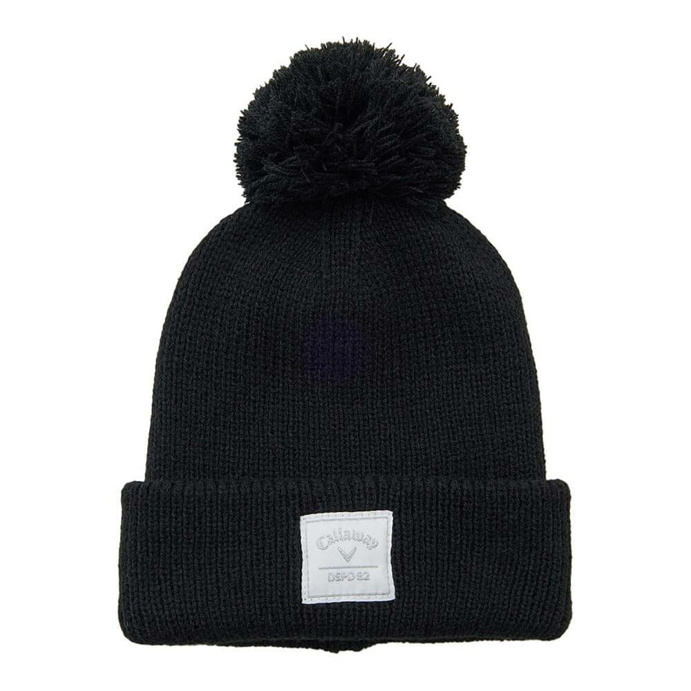 キャロウェイ Callaway　レディース 梵天付き ビーニー C25291215 1010 ブラック　2025年モデル ブラック