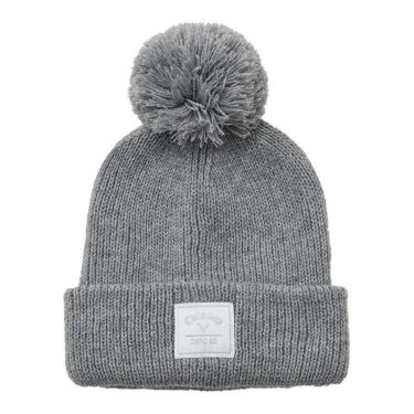 キャロウェイ Callaway　レディース 梵天付き ビーニー C25291215 1021 グレー　2025年モデル グレー