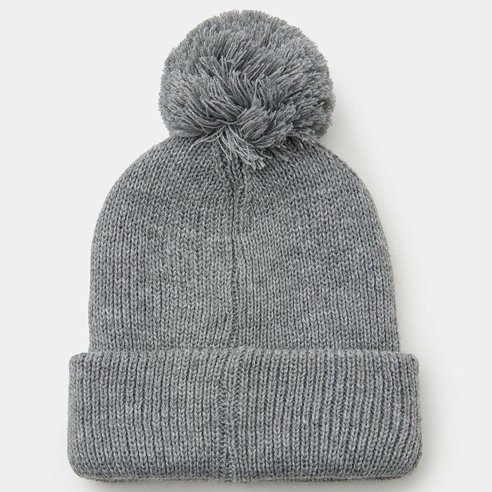 キャロウェイ Callaway　レディース 梵天付き ビーニー C25291215 1021 グレー　2025年モデル グレー 詳細2