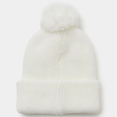 キャロウェイ Callaway　レディース 梵天付き ビーニー C25291215 1030 ホワイト　2025年モデル ホワイト 詳細2