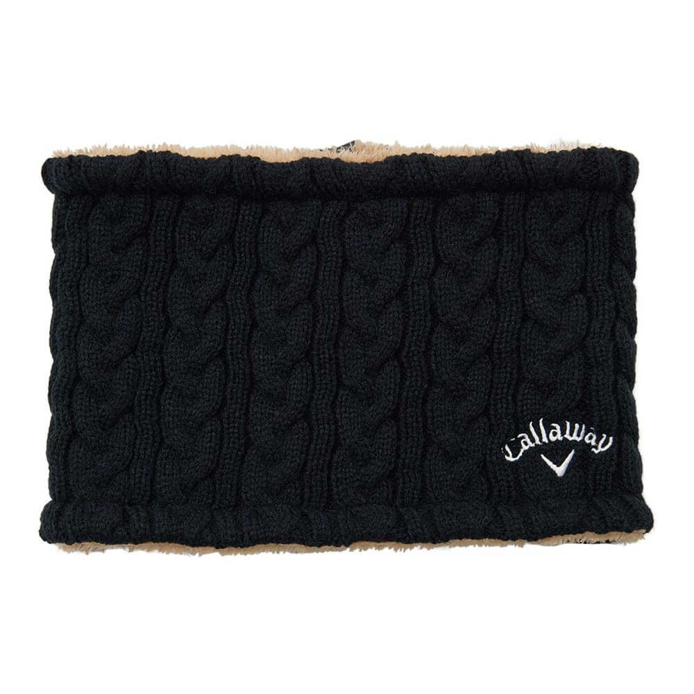 キャロウェイ Callaway　メンズ リバーシブル ネックウォーマー C25298100 1010 ブラック　2025年モデル ブラック