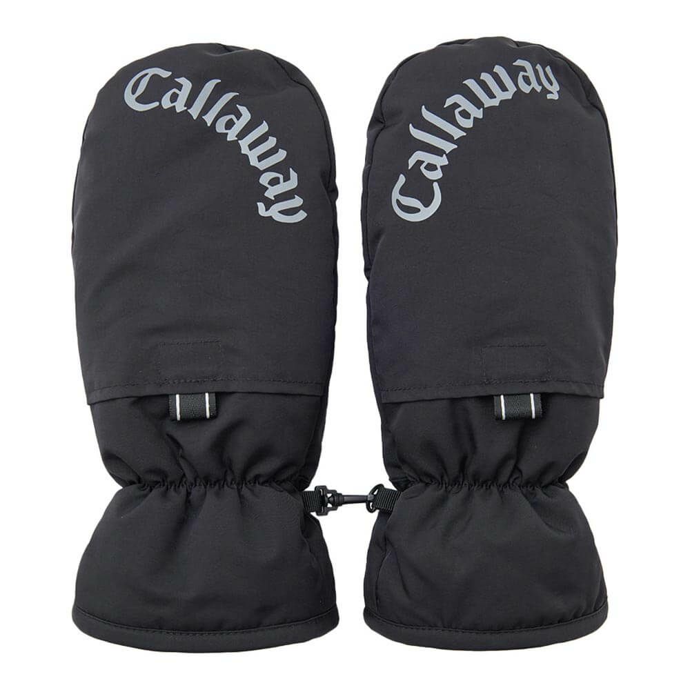 キャロウェイ Callaway　メンズ カイロポケット付き 両手用 ミトン C25298104 1010 ブラック　2025年モデル ブラック