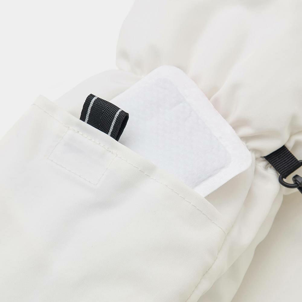 キャロウェイ Callaway　メンズ カイロポケット付き 両手用 ミトン C25298104 1030 ホワイト　2025年モデル ホワイト 詳細4