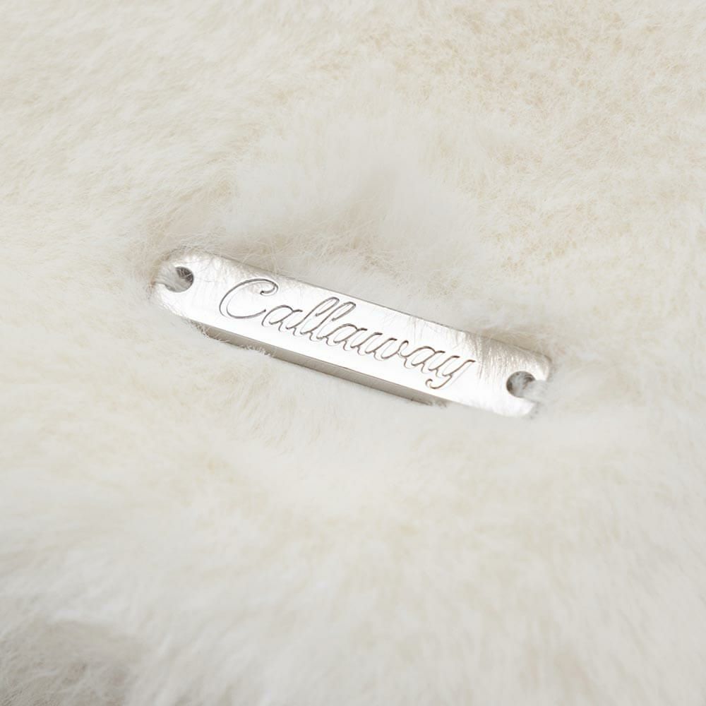 キャロウェイ Callaway　レディース ネックウォーマー C25298205 1030 ホワイト　2025年モデル ホワイト 詳細3